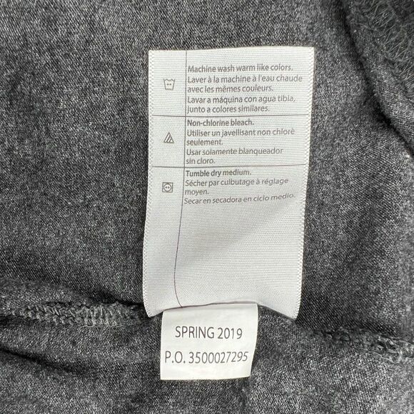 Carhartt Shirt Men's Size XL Grey Loose Fit Heavyweight Long Sleeve Pocket Tee - Picture 9 of 9